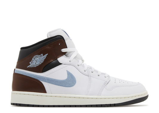 Air Jordan 1 Retro Mid SE Brown Blue Grey