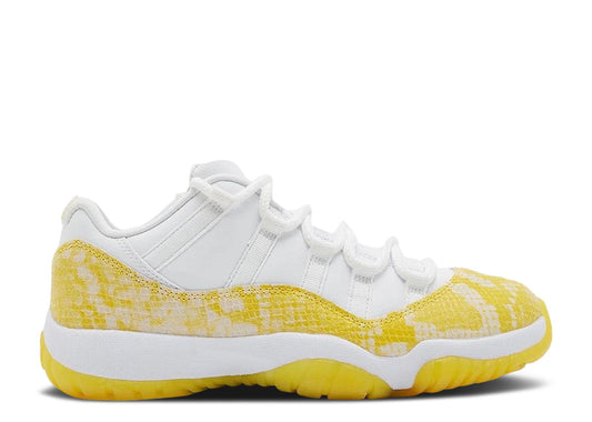 Wmns Air Jordan 11 Low Yellow Snakeskin