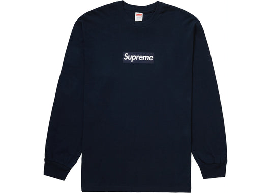 Supreme Box Logo L/S Tee Navy