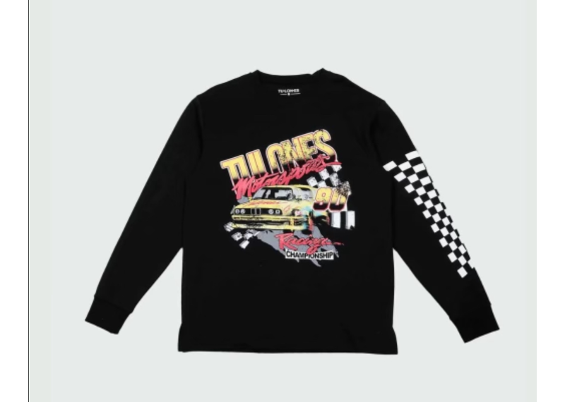 Tulones Long sleeve Racing Tee Black