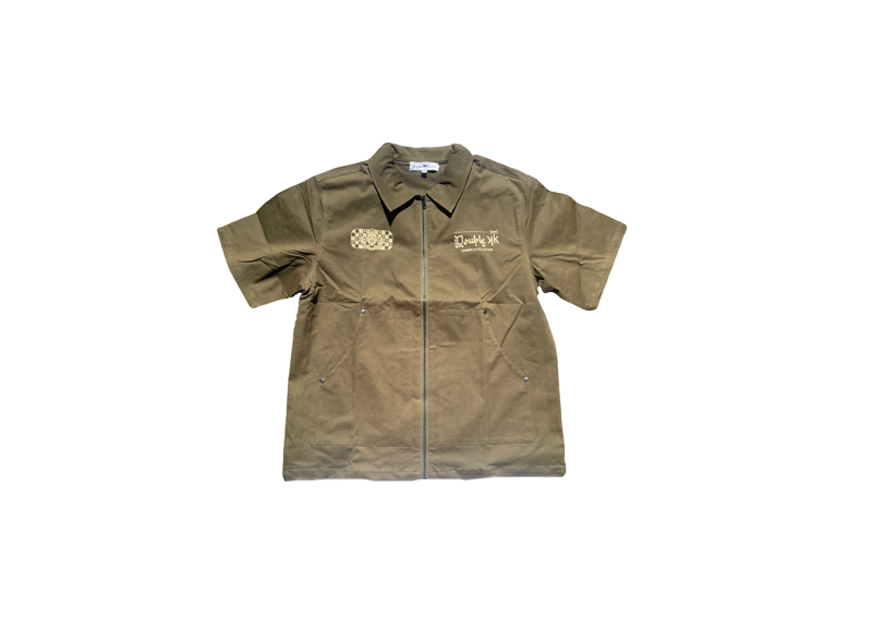 Double K Zip Up (Olive)