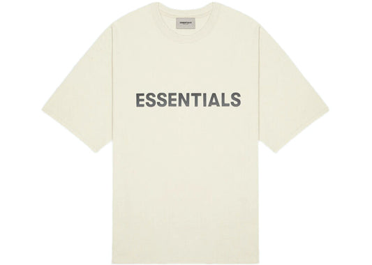 Fear of God Essentials Boxy T-Shirt Applique Logo Buttercream