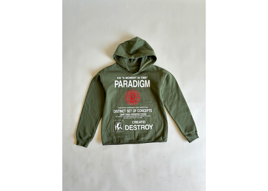 Military Green create/DESTROY Hoodie