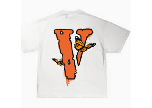 Juice Wrld Vlone Butterfly T Shirt White